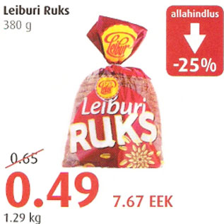 Allahindlus - Leiburi Ruks