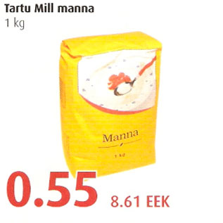 Allahindlus - Tartu Mill manna