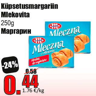 Allahindlus - Küpsetusmargariin Mlekovita 250g