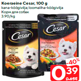 Allahindlus - Koeraeine Cesar, 100 g