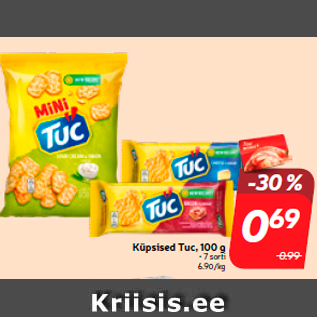 Скидка - Печенье Tuc, 100 г