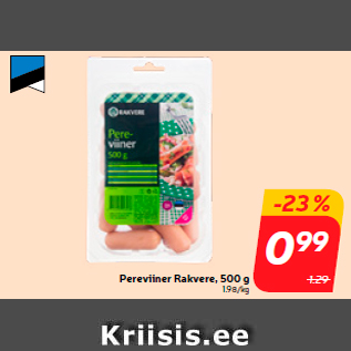 Allahindlus - Pereviiner Rakvere, 500 g