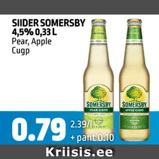 Allahindlus - SIIDER SOMERSBY