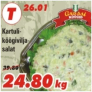 Allahindlus - Kartuli-köögiviljasalat