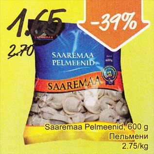 Allahindlus - Saaremaa Pelmeenid, 600 g