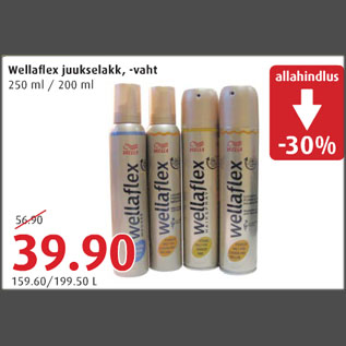 Allahindlus - Wellaflex juukselakk, -vaht