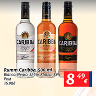 Allahindlus - Rumm Caribba, 500 ml