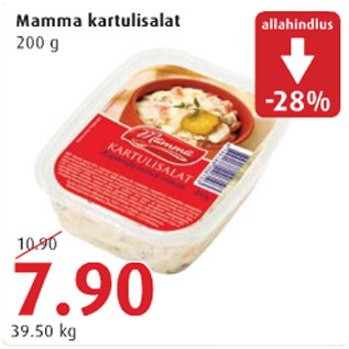 Allahindlus - Mamma kartulisalat