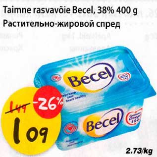 Allahindlus - Taimne rasvavõie Besel, 38% 400g