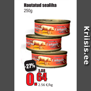 Allahindlus - Hautatud sealiha 250g