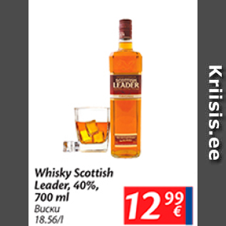 Allahindlus - Whisky Scottish Leader, 40%, 700 ml