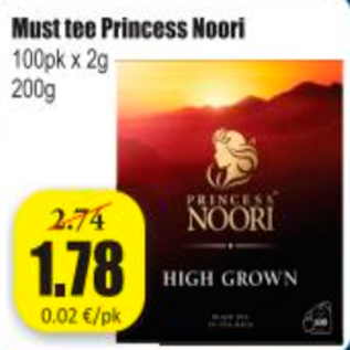 Allahindlus - Must tee Princess Noori