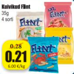 Скидка - Сухарики Flint