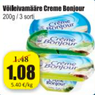 Скидка - Масляная намазка Creme Bonjour