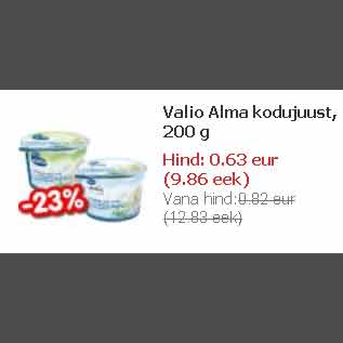 Allahindlus - Valio Alma kodujuust