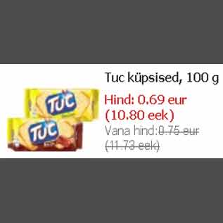 Allahindlus - Tuc küpsised