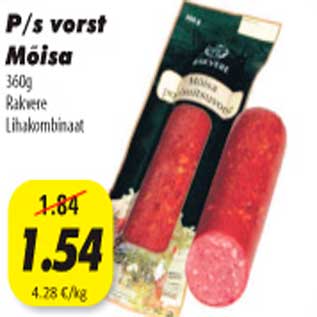 Allahindlus - P/s vorst Mõisa