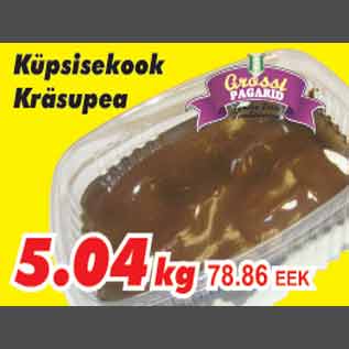 Allahindlus - Küpsisekook Kräsupea
