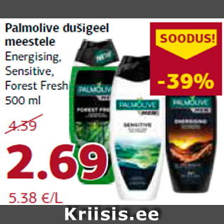 Allahindlus - Palmolive dušigeel meestele