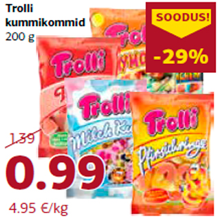 Allahindlus - Trolli kummikommid 200 g