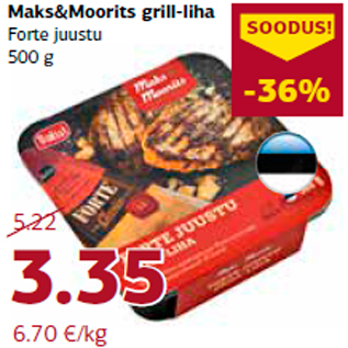 Allahindlus - Maks&Moorits grill-liha