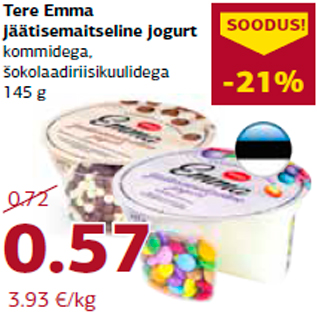 Allahindlus - Tere Emma jäätisemaitseline jogurt