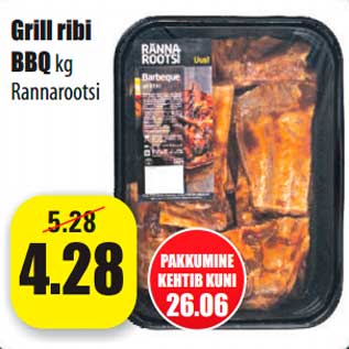 Allahindlus - Grill ribi BBQ