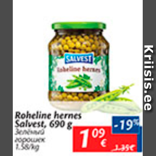 Allahindlus - Roheline hernes salvest, 690 g