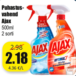 Allahindlus - Puhastusvahend Ajax