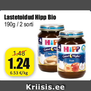 Allahindlus - Lastetoidud Hipp Bio