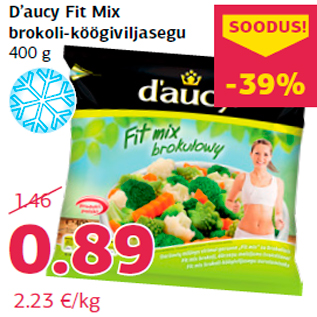 Allahindlus - D’aucy Fit Mix brokoli-köögiviljasegu 400 g