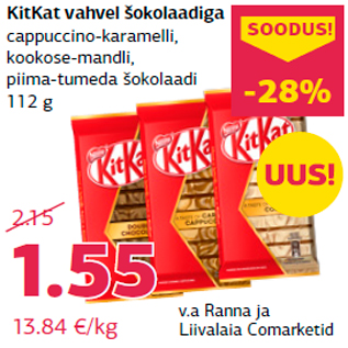 Allahindlus - KitKat vahvel šokolaadiga