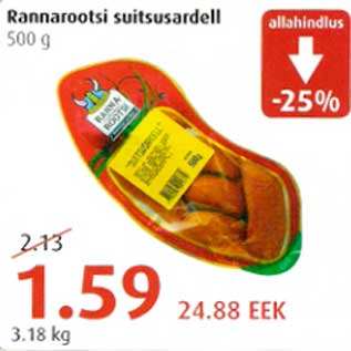 Allahindlus - Rannarootsi suitsusardell