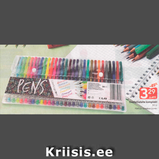 Allahindlus - Geelpliiatsite komplekt 30 tk