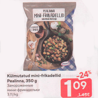 Allahindlus - Külmutatud mini-frikadellid Pealinna, 350 g