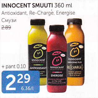 Allahindlus - INNOCENT SMUUTI 360 ML