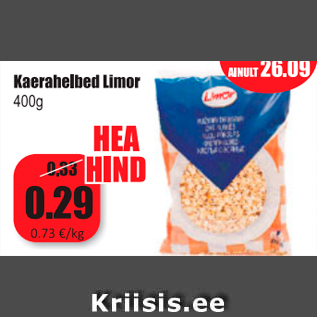 Скидка - Овсяные хлопья Limor 400 г