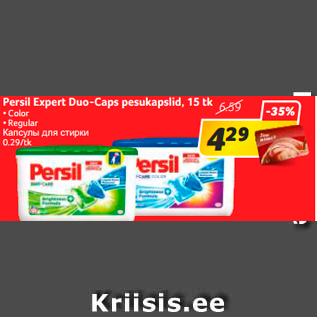 Allahindlus - Persil Expert Duo-Caps pesukapslid, 15 tk