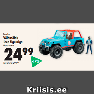 Allahindlus - Bruder Võidusõidu Jeep fi guuriga