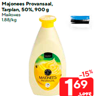 Allahindlus - Majonees Provansaal, Tarplan, 50%, 900 g