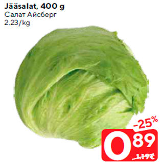 Allahindlus - Jääsalat, 400 g