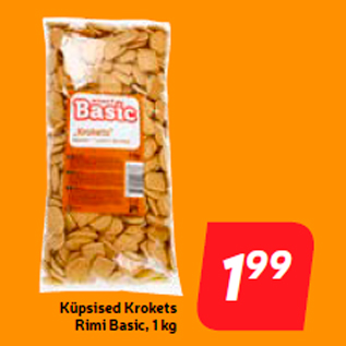 Allahindlus - Küpsised Krokets Rimi Basic, 1 kg