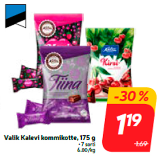 Скидка - Набор конфет Kalev в пакетиках, 175 г