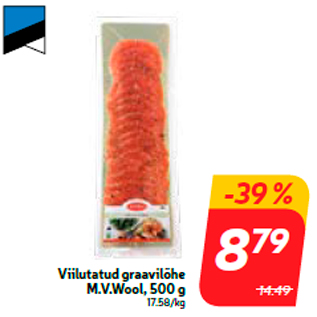 Allahindlus - Viilutatud graavilõhe M.V.Wool, 500 g