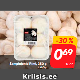 Скидка - Шампиньоны Rimi, 250 г