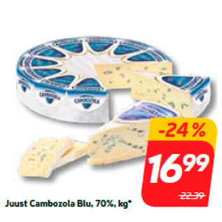 Скидка - Сыр Cambozola Blu, 70%, кг *