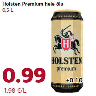 Allahindlus - Holsten Premium hele õlu 0,5 L