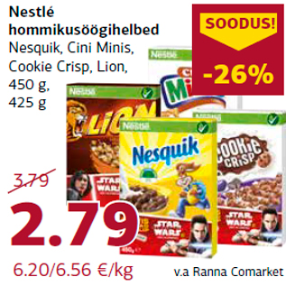 Allahindlus - Nestlé hommikusöögihelbed