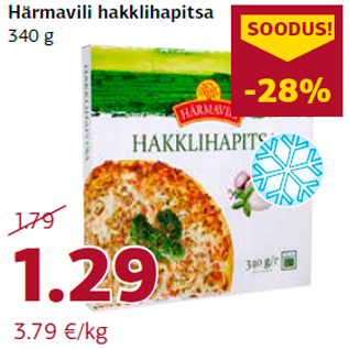 Allahindlus - Härmavili hakklihapitsa 340 g