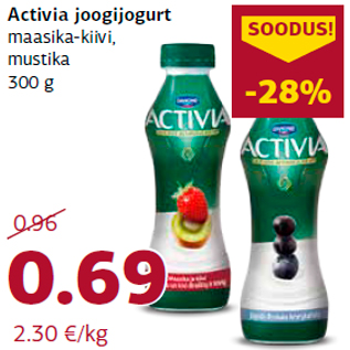 Allahindlus - Activia joogijogurt